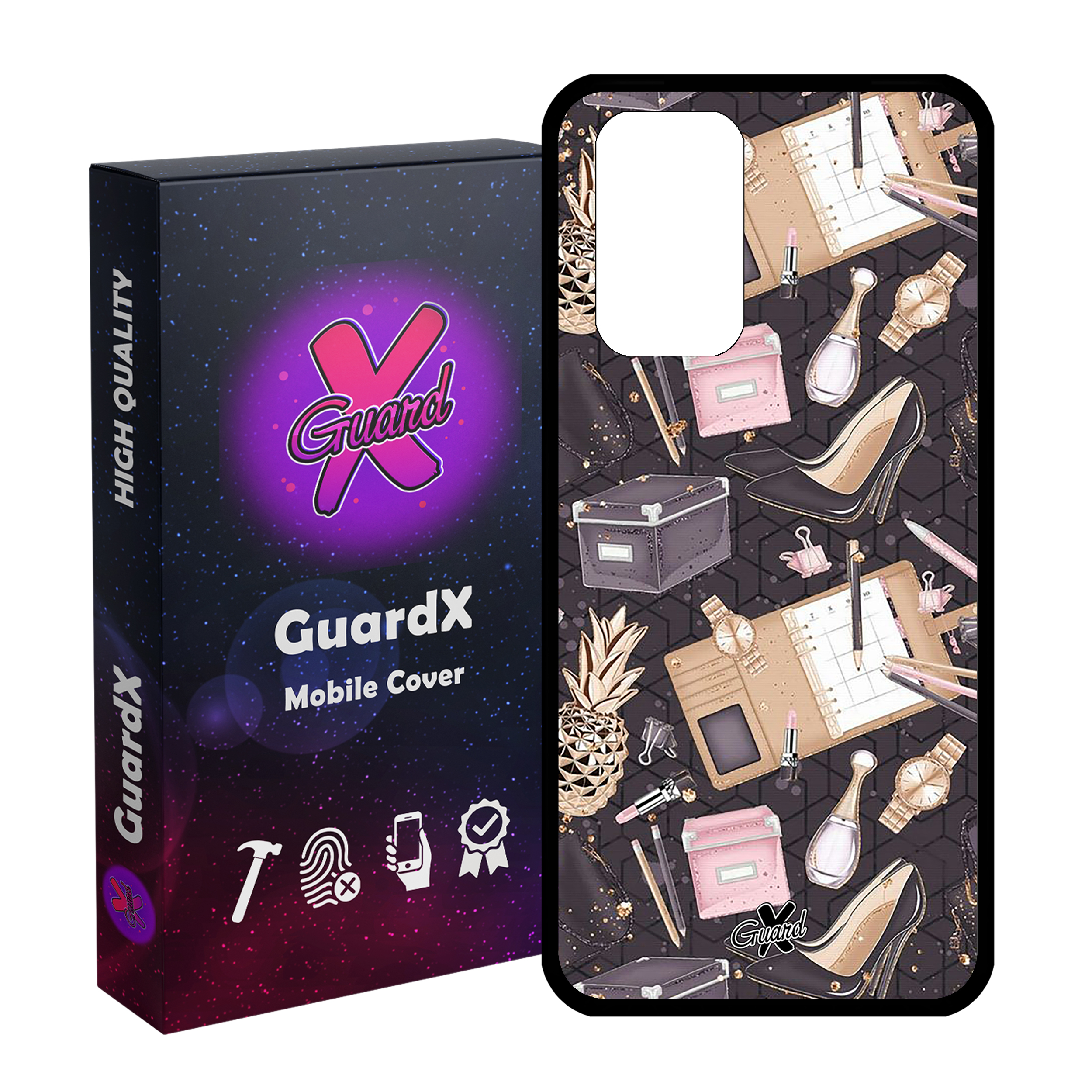 کاور گارد ایکس طرح دخترانه مدل Glass10310 مناسب برای گوشی موبایل شیائومی Redmi Note 10 Pro / Note 10 Pro Max