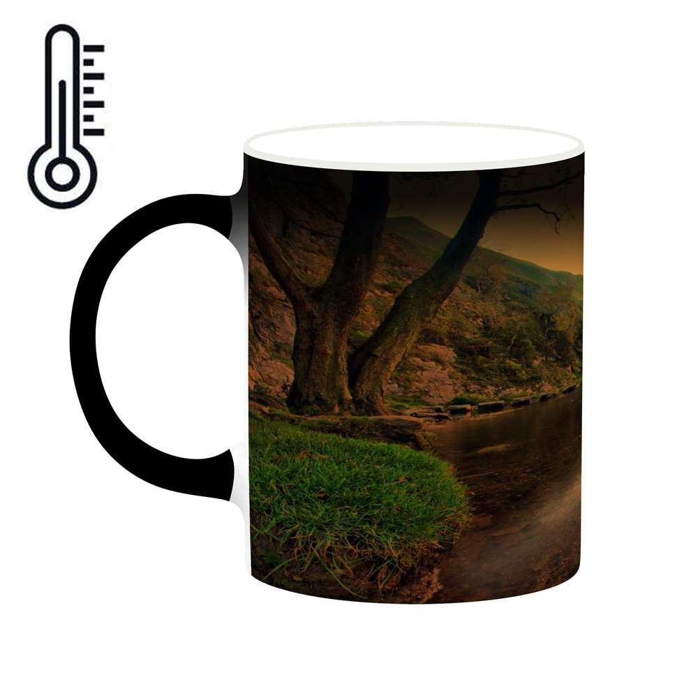 ماگ حرارتی کاکتی طرح منظره مدل mgh18277