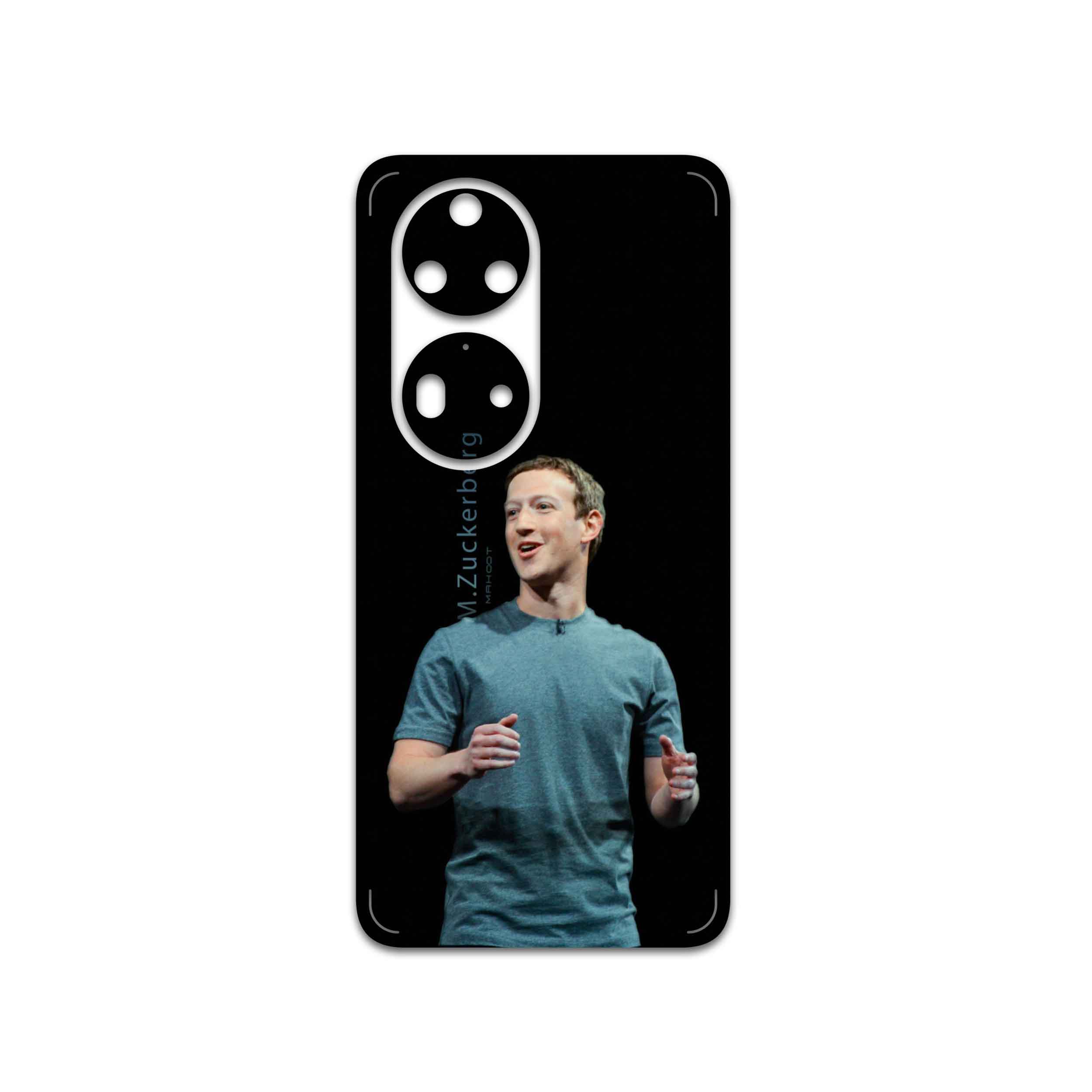 برچسب پوششی ماهوت مدل Mark-Zuckerberg مناسب برای گوشی موبایل هوآوی P50 Pro