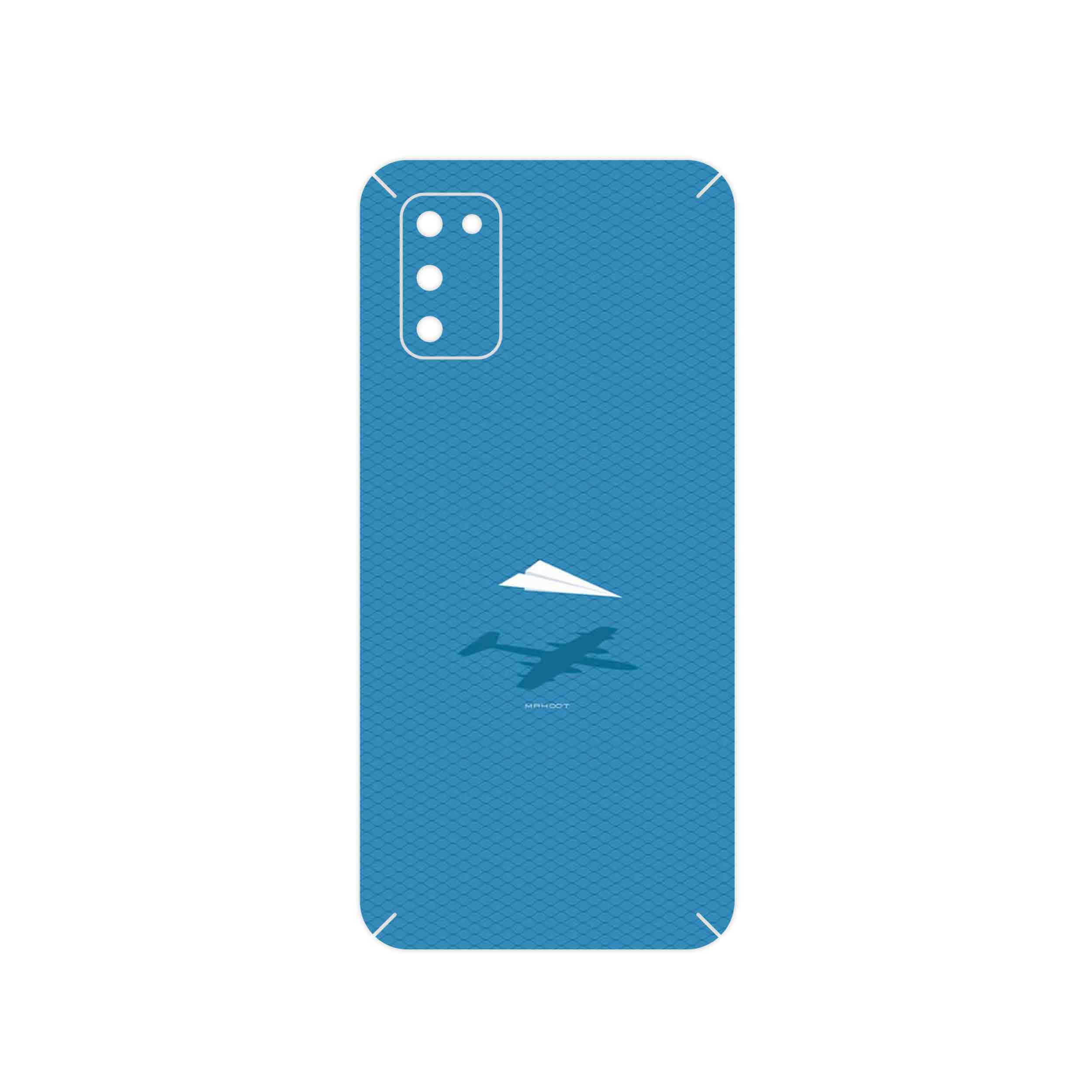 برچسب پوششی ماهوت مدل Minimal Paper Airplane مناسب برای گوشی موبایل سامسونگ Galaxy M02s