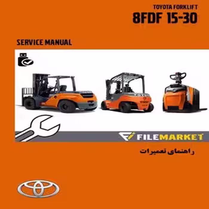 راهنمای تعميرات ليفتراک تویوتا سری 8FDF15-30