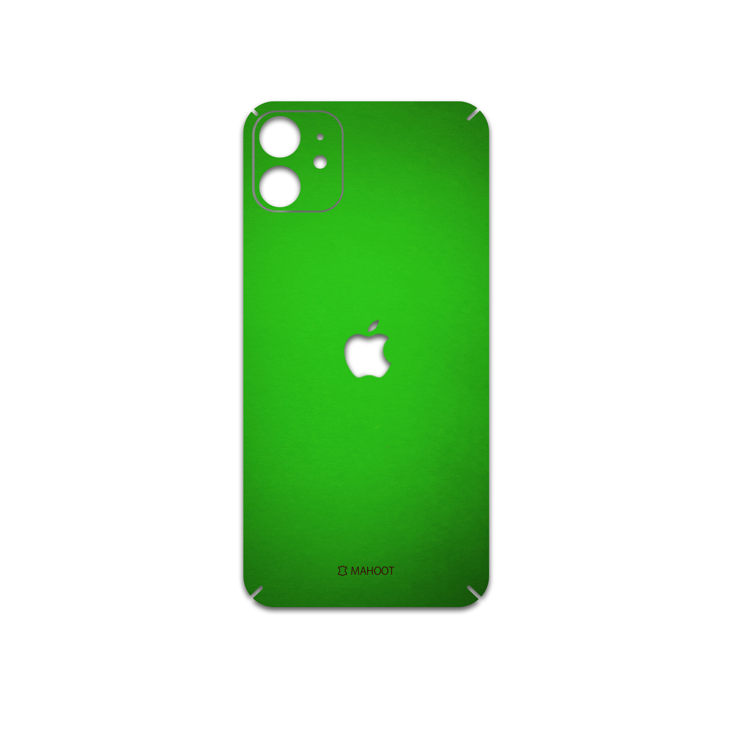 برچسب پوششی ماهوت مدل Metallic-Green مناسب برای گوشی موبایل اپل iPhone 11