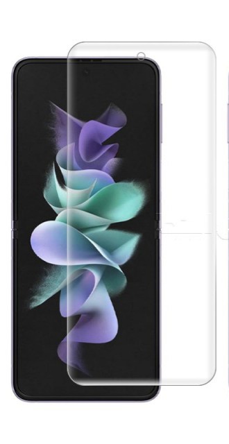 گلس هیدروژلی شفاف سامسونگ Z Flip 3 به همراه محافظ پشت