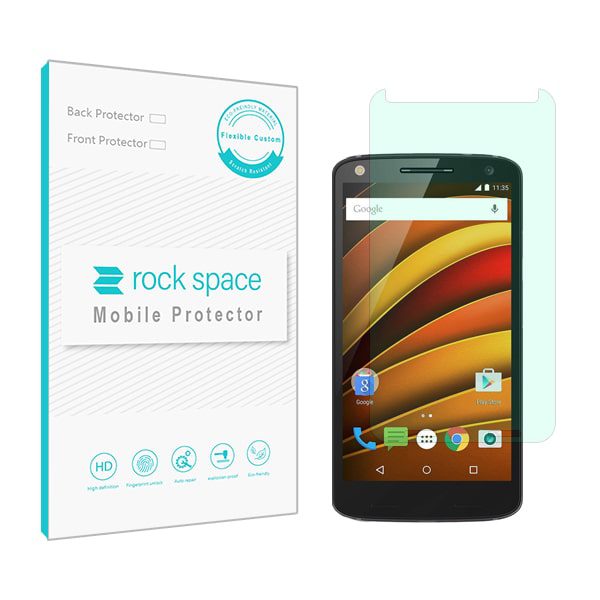 گلس موتورولا Moto X Force مدل نانو هیدروژل گرین لایت برند راک اسپیس کد S