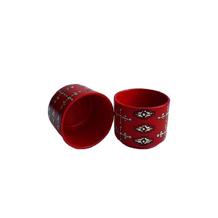 قلمدان سرامیکی طرح نوستالژیک بسته 2 عددی