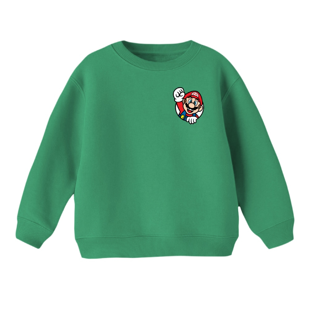 سویشرت بچگانه مدل ماریو کد 9 رنگ سبز