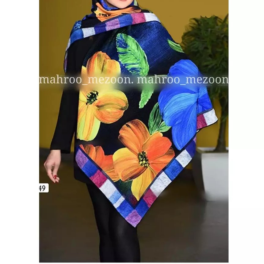 روسری نخی قواره دار