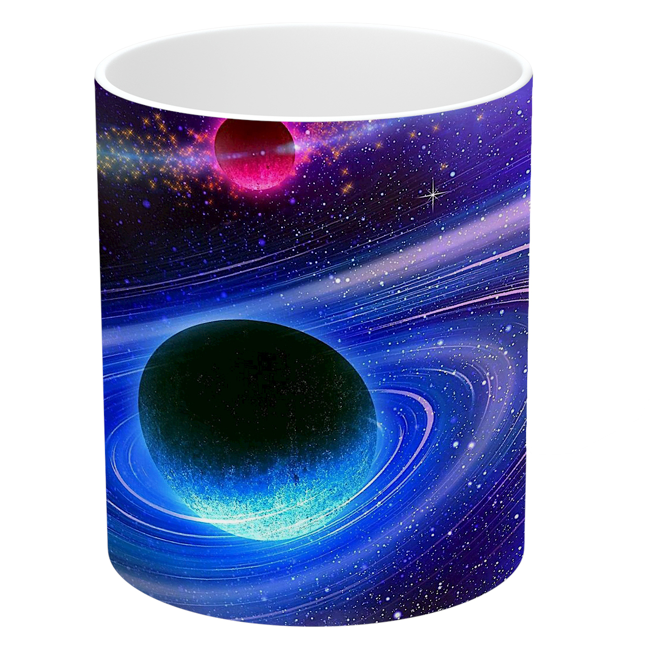 ماگ طرح سیاره حلقه دار مدل NI1913