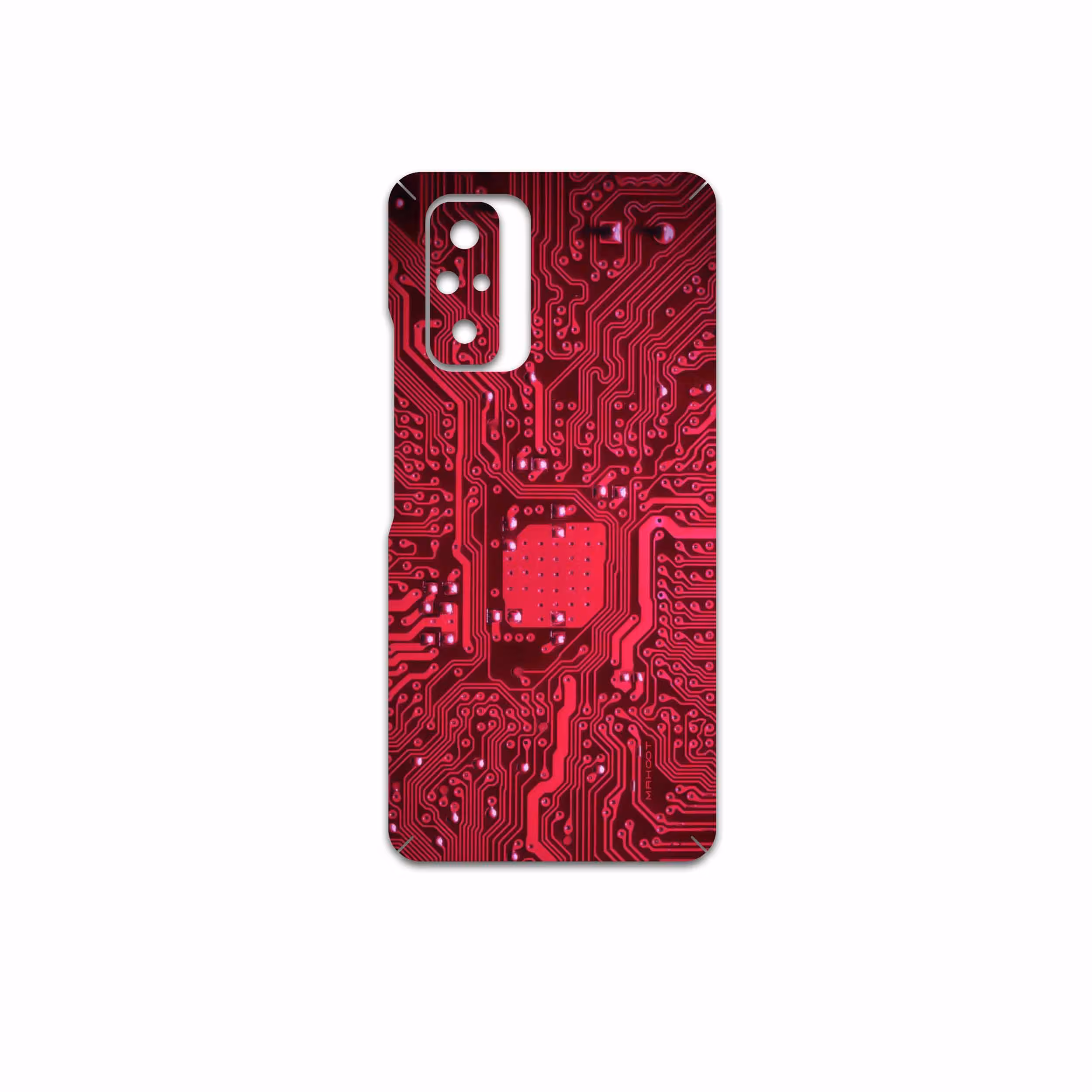 برچسب پوششی ماهوت مدل Red-Printed-Circuit-Board مناسب برای گوشی موبایل شیائومی Redmi Note 10 Pro