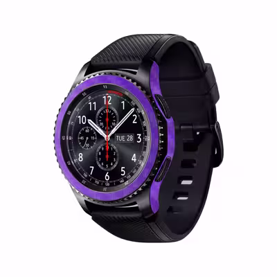 برچسب ماهوت طرح Purple-Fiber مناسب برای ساعت هوشمند سامسونگ Galaxy Gear S3 Frontier