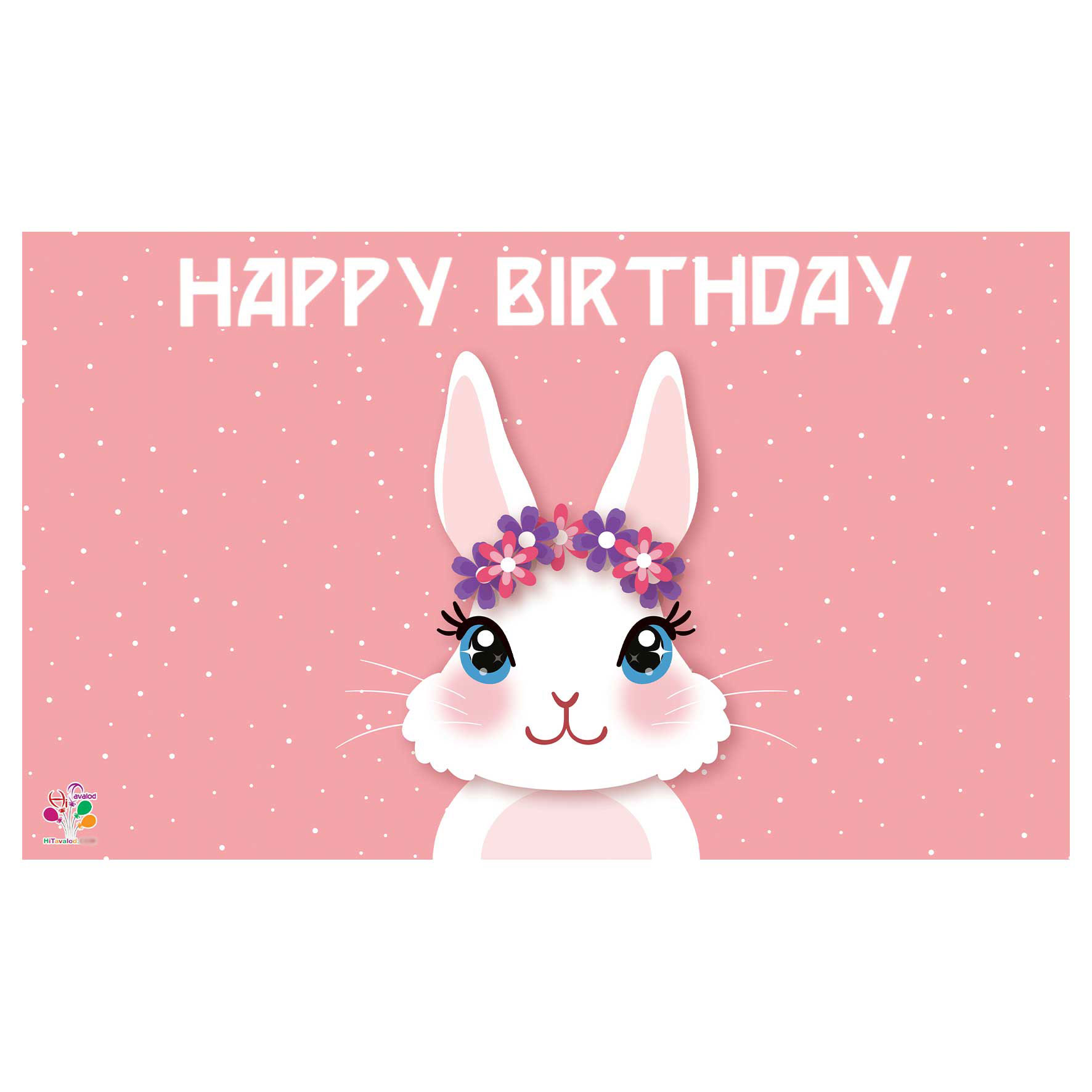 بنر تولد طرح خرگوش کد 144