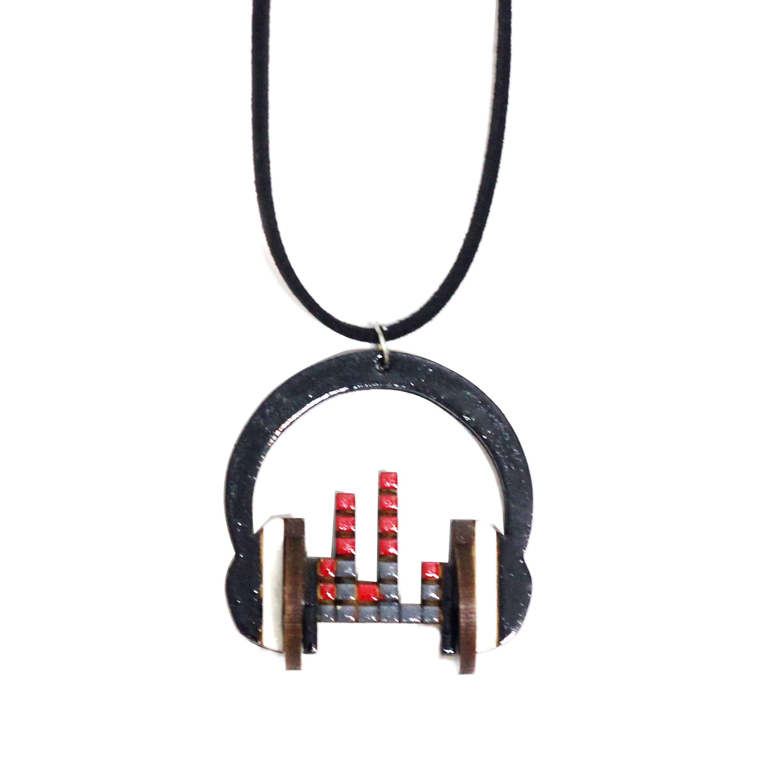 گردنبند مدل هدفون کد 01