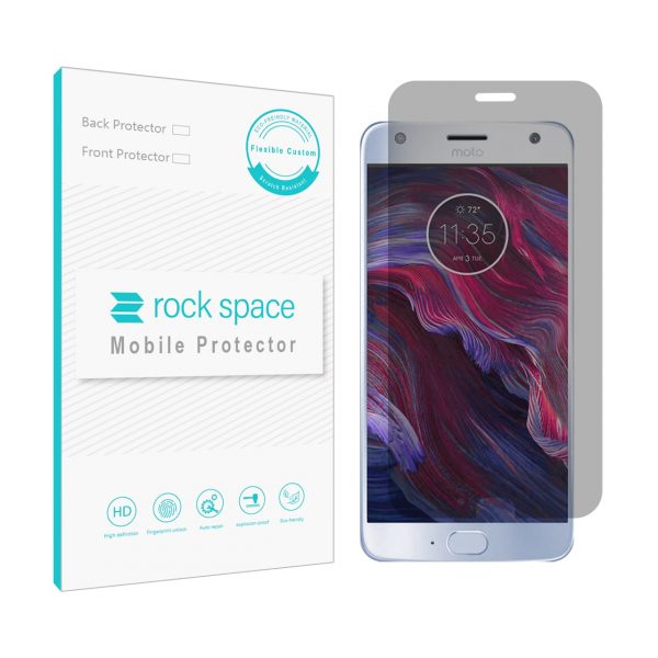 گلس موتورولا Moto X4 مدل نانو هیدروژل پرایوسی برند راک اسپیس کد S
