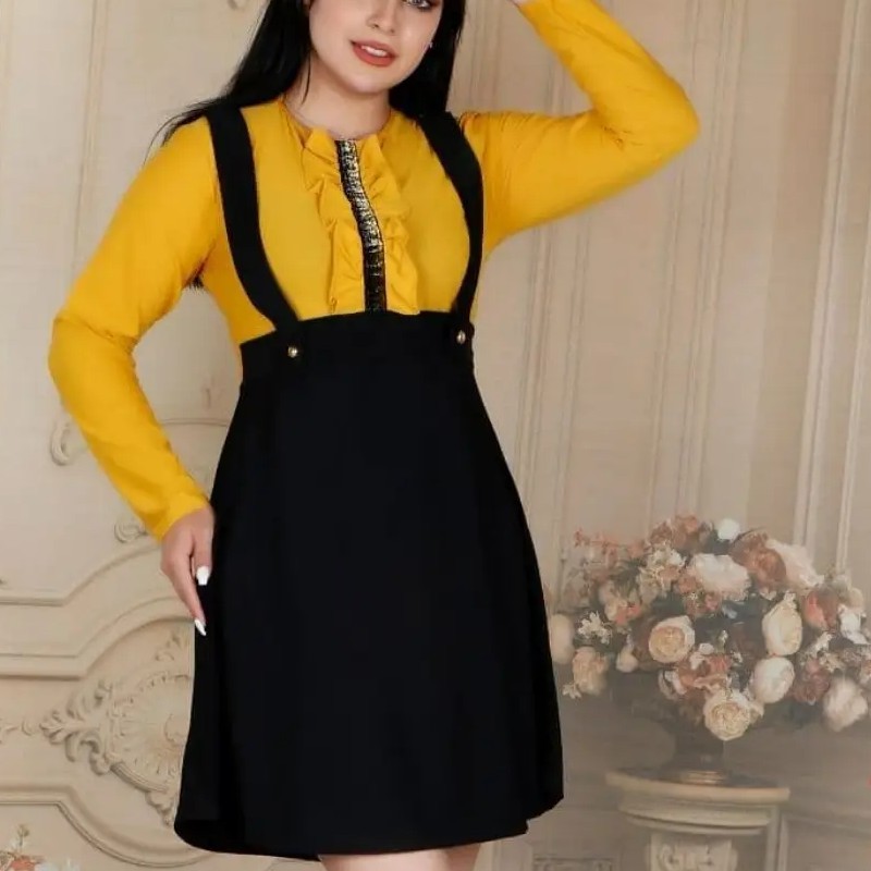 تونیک زنانه جلوزری دار