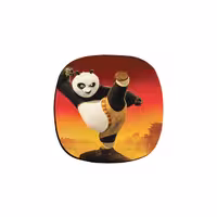 زیر لیوانی ترمه طراحان ایده مدل انیمیشن Kung Fu Panda کد cfp1397
