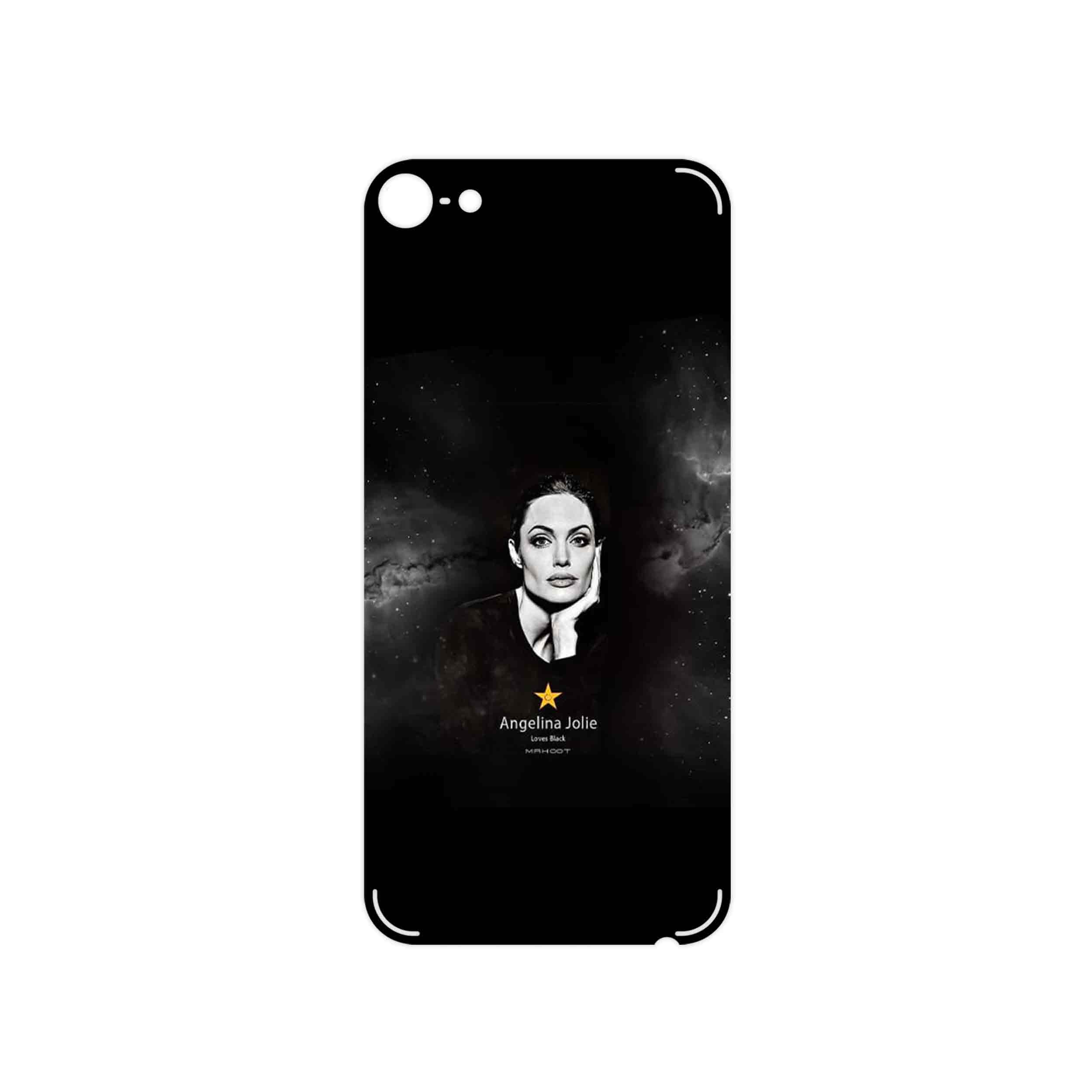 برچسب پوششی ماهوت مدل Angelina Jolie مناسب برای گوشی موبایل اپل iPod touch 6th generation