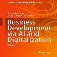 خرید و دانلود نسخه کامل کتاب Business Development via AI and Digitalization