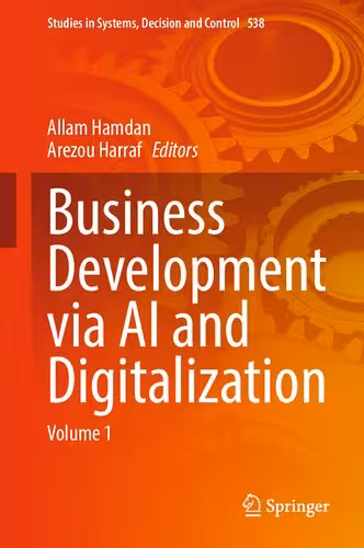 خرید و دانلود نسخه کامل کتاب Business Development via AI and Digitalization