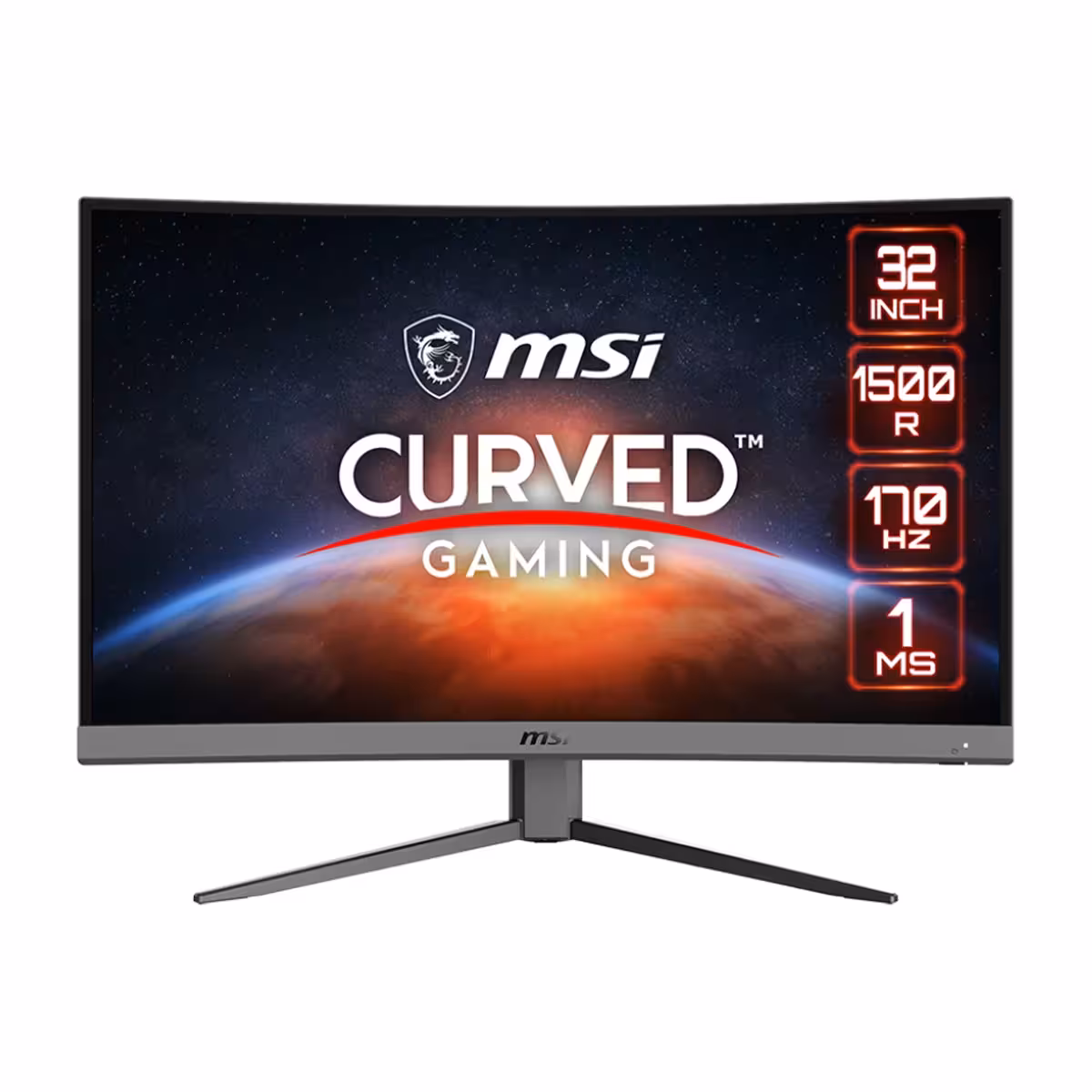 مانیتور گیمینگ منحنی 31.5 اینچ MSI مدل G32C4 E2