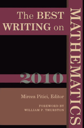 خرید و دانلود نسخه کامل کتاب The Best Writing on Mathematics 2010