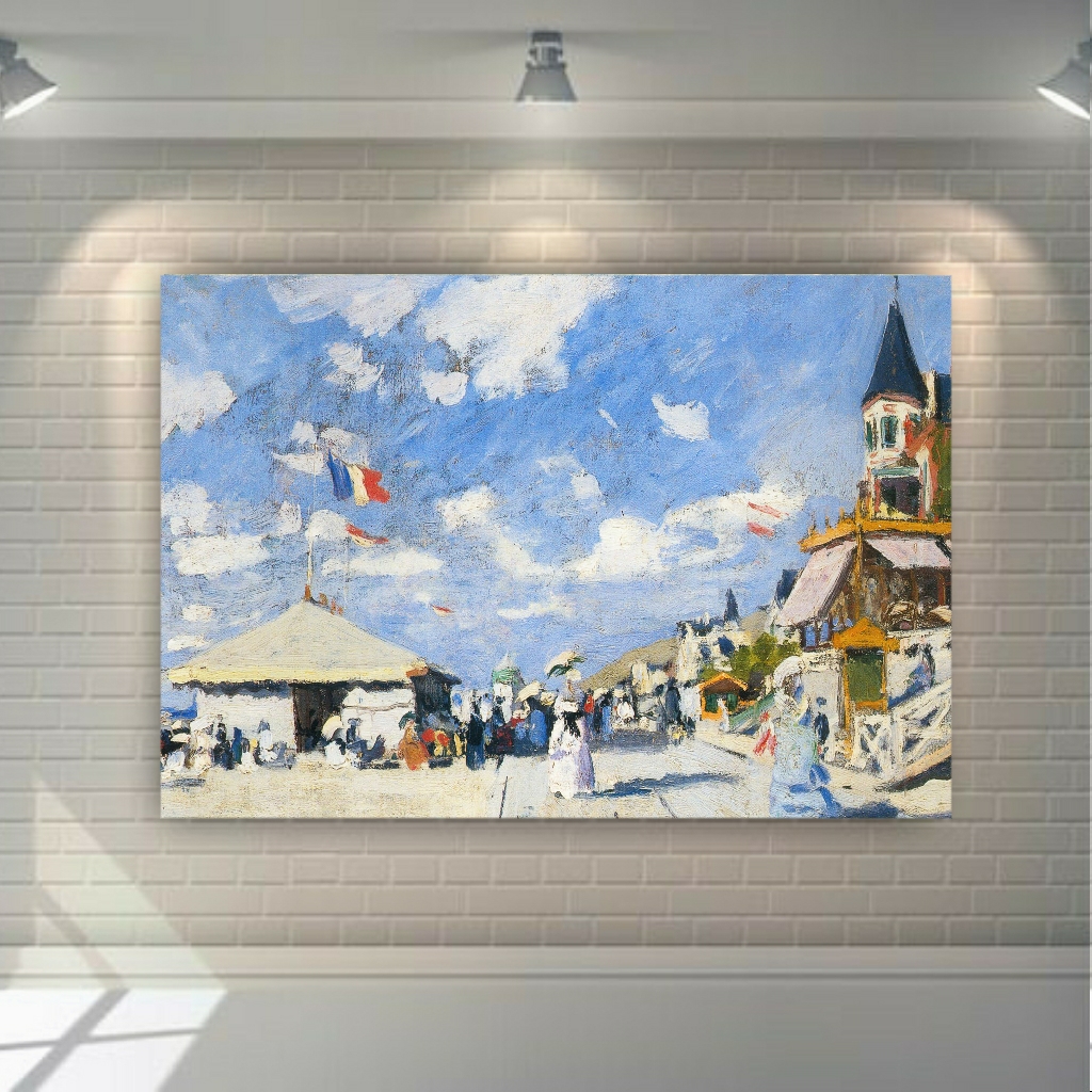 تابلو بوم طرح کلاسیک مدل نمای شهر کد PB331