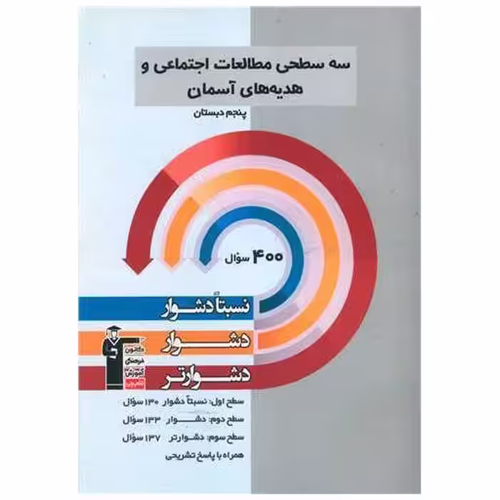 کتاب سه سطحی مطالعات اجتماعی و هدیه های آسمان پنجم دبستان دشوار (5440) اثر جمعی از نویسندگان
