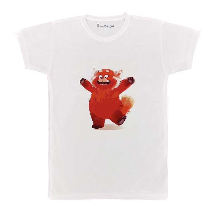 تی شرت بچگانه پرمانه طرح turning red کد pmt.1136