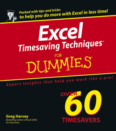 خرید و دانلود نسخه کامل کتاب Excel Timesaving Techniques For Dummies (For Dummies (Computer Tech))