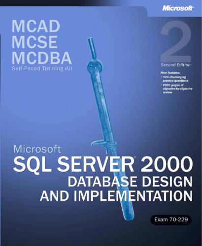 خرید و دانلود نسخه کامل کتاب SQL Server 2000 Database Design and Implementation - 70-229