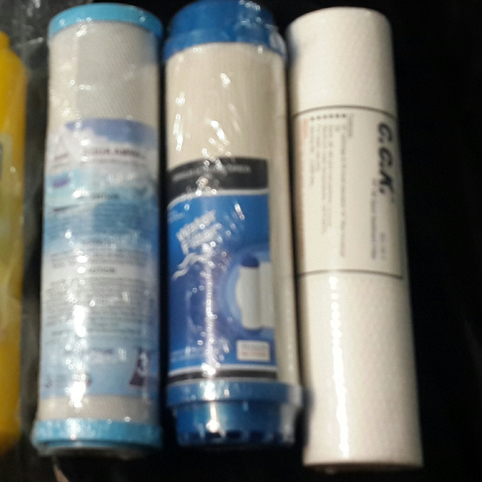 فیلتر شماره 1 ، 2 و 3 تصفیه اب سی سی کا