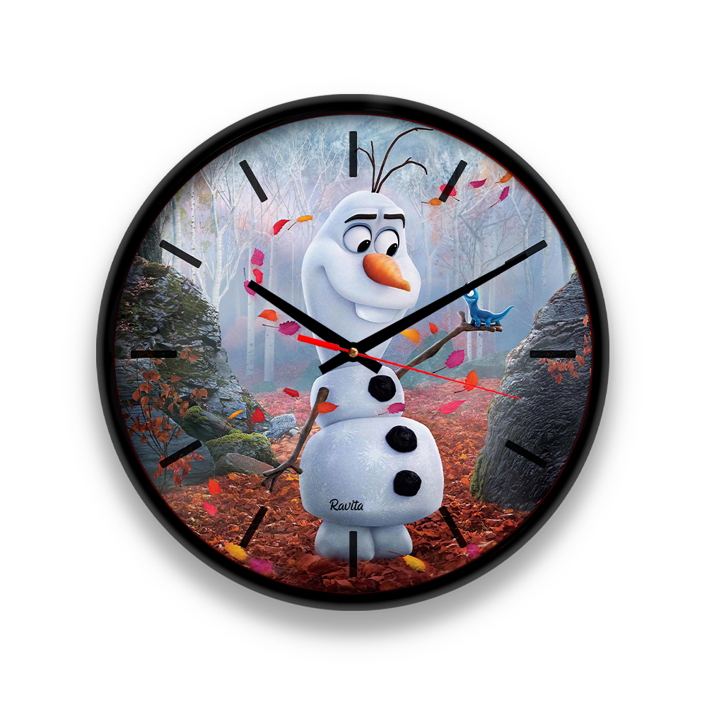 ساعت‌ دیواری رومیزی راویتا طرح باب اسفنجی کد 3416