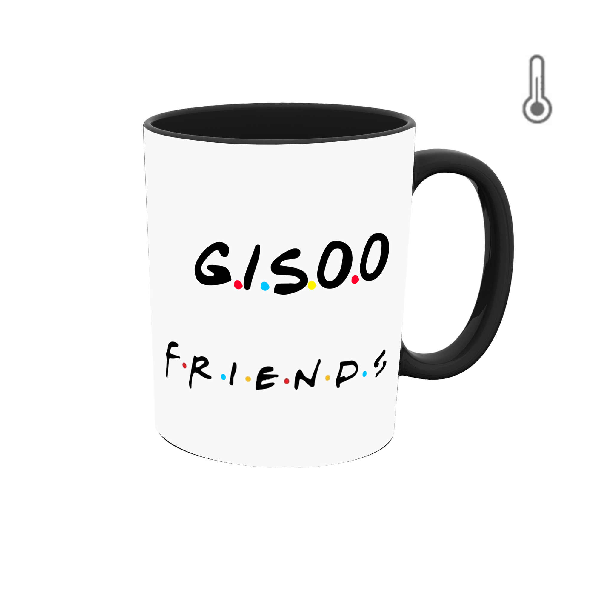 ماگ طرح اسم گیسو مدل فرندز Friends