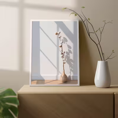 تابلو مدل گل پنبه el01