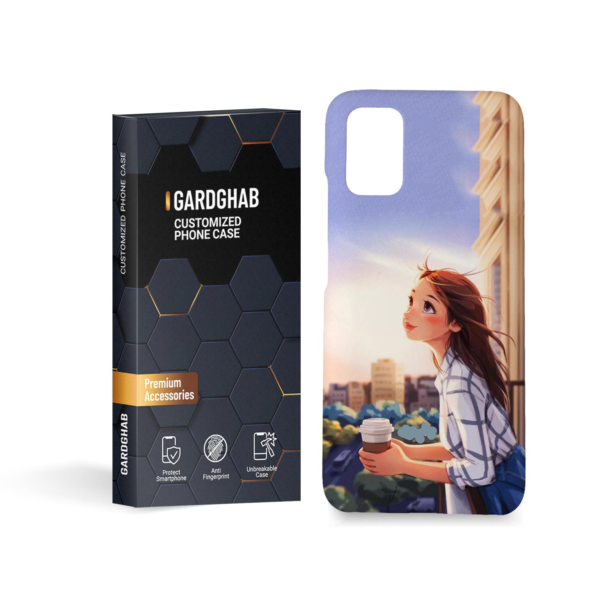 کاور گارد قاب مدل دخترانه مناسب برای گوشی موبایل شیائومی poco m3