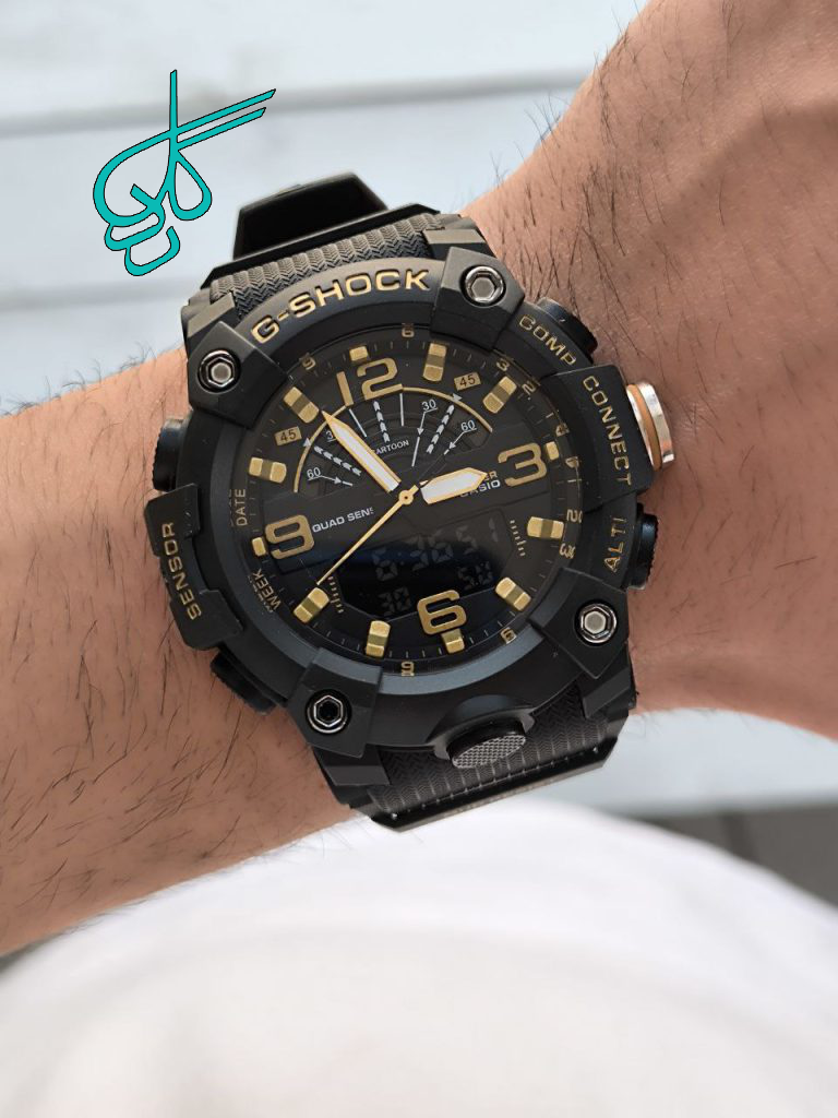 خرید ساعت دو زمانه جی شاک ضدآب کرنومتر دار چراغ دار آلارم دار تاریخ دار کیفیت عالی دارای رنگ بندی کد 1921027 - ردگل