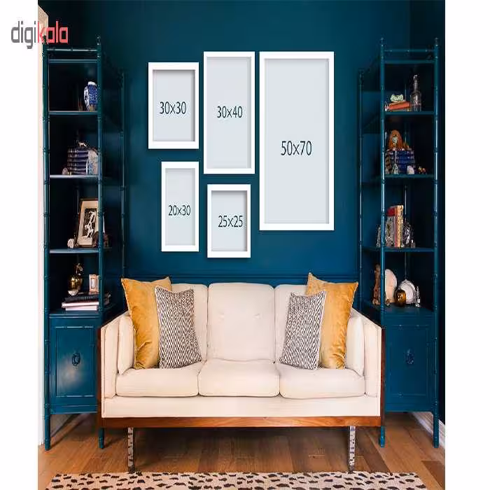 تابلو هیلما گالری کد HAP1876 CR مجموعه 3 عددی