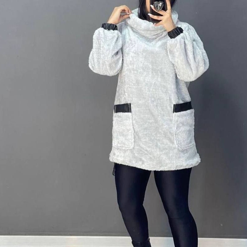 هودی تدی یقه شل.. اول موجودی بعد ثبت سفارش ارسال رایگان 