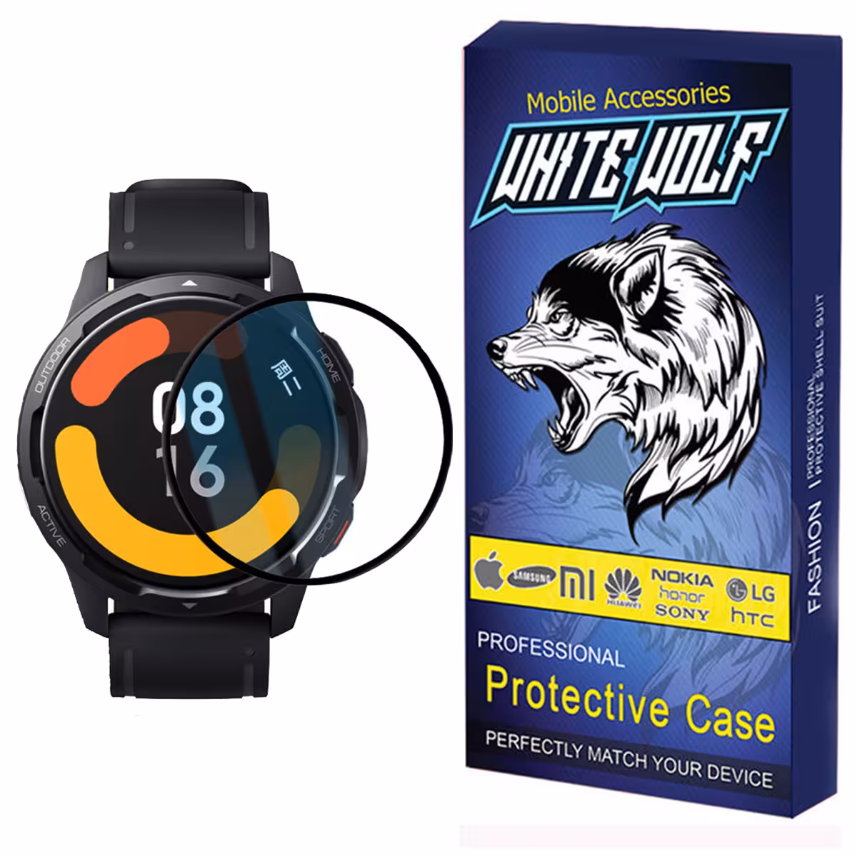 محافظ صفحه نمایش وایت ولف مدل W-PWM مناسب برای ساعت هوشمند شیائومی Mi Watch Color 2