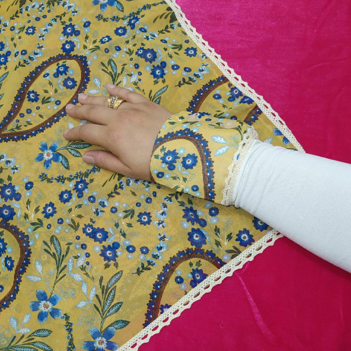 روسری و آستینک ست