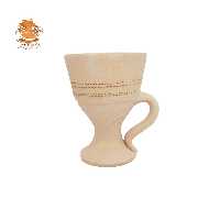 کاپ قهوه سفالی خام

