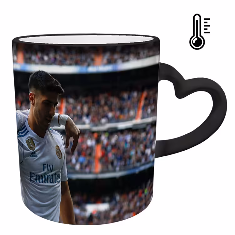 ماگ حرارتی مدل دسته قلبی طرح رونالدو کد 275