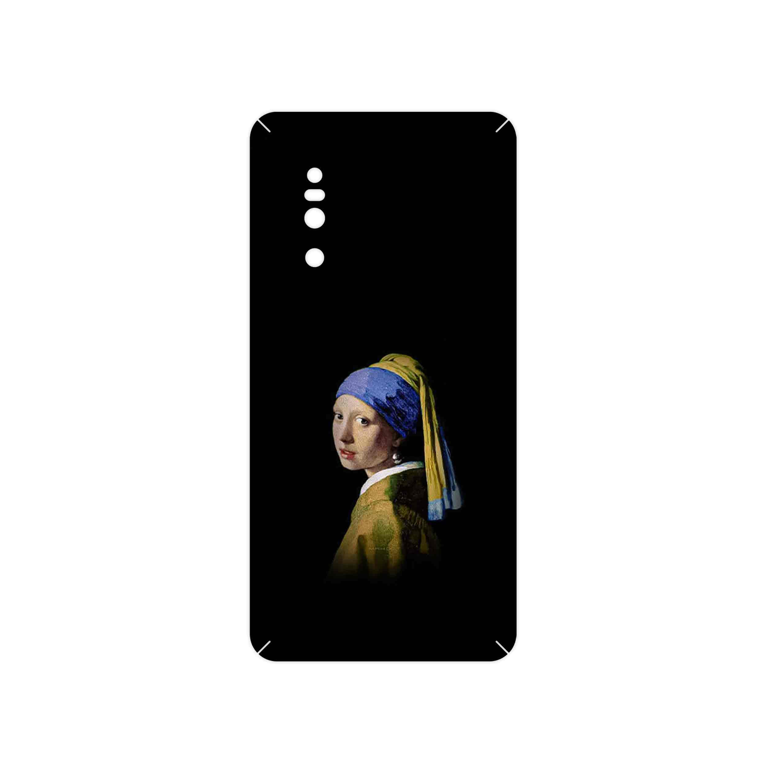 برچسب پوششی ماهوت مدل Girl with a Pearl Earring of Vermeer مناسب برای گوشی موبایل ویوو X27