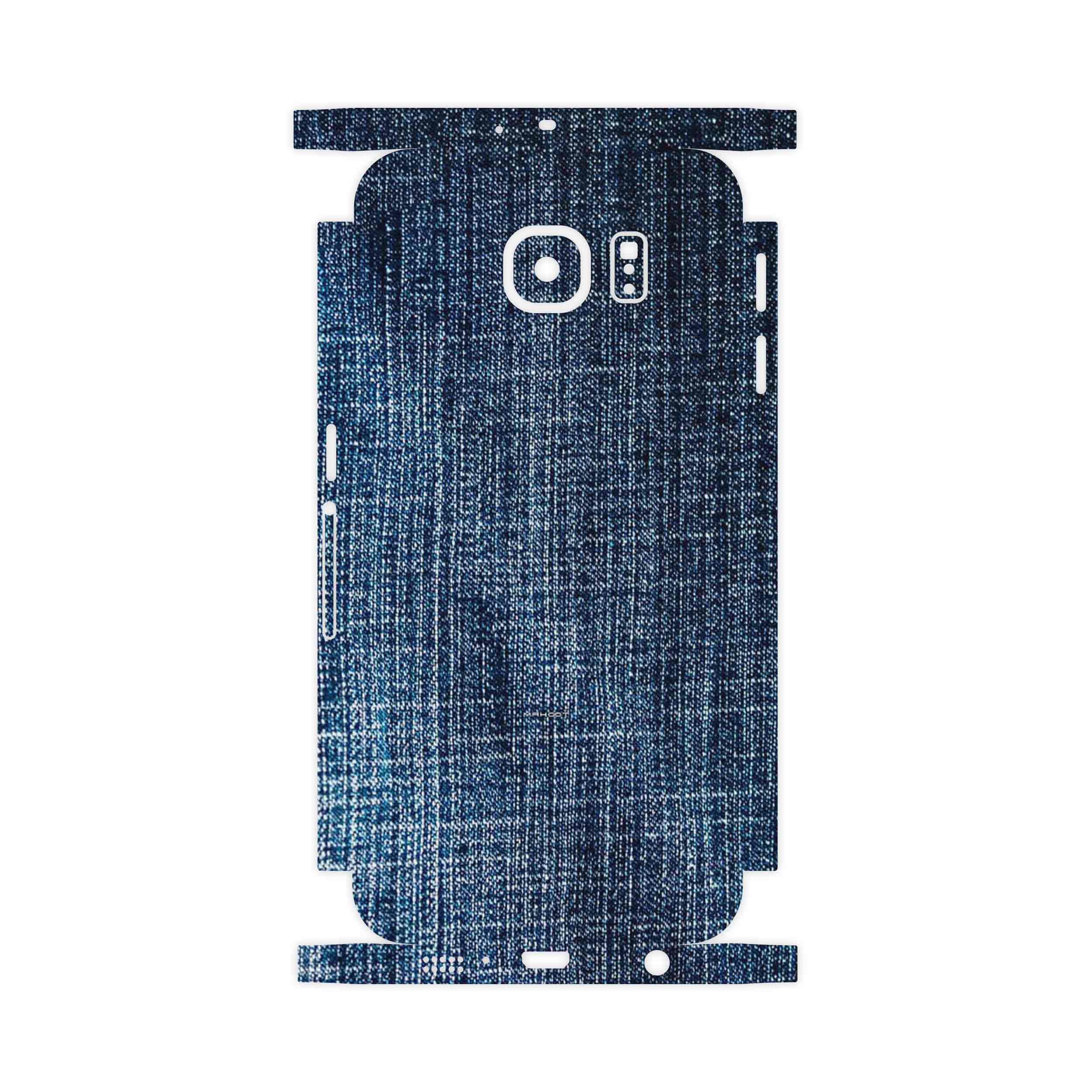 برچسب پوششی ماهوت مدل Fabric Texture 3-FullSkin مناسب برای گوشی موبایل سامسونگ Galaxy S6