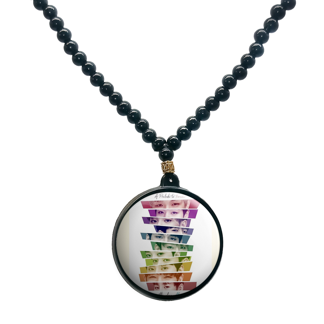 گردنبند پرمانه طرح EXO کد pmd.17