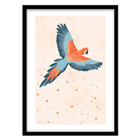 قیمت و خرید ‌‌‌‌تابلو دکوراتیو مدل نقاشی طوطی کد 2264