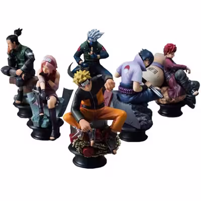فیگور طرح انیمه NARUTO مجموعه 6 عددی