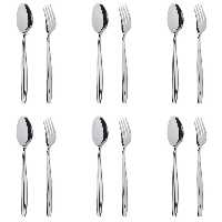 سرویس قاشق چنگال غذا خوری ۱۲ پارچه کد ۶۰۱