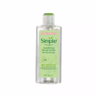 تونر پاک کننده صورت سیمپل مدل Soothing حجم 200 میلی لیتر   ((ارسال رایگان برای خرید بالای 800 تومان))