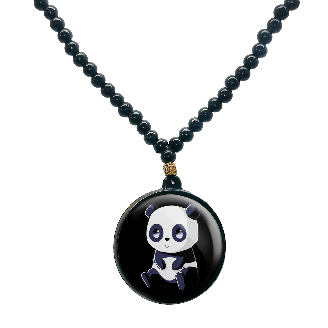 گردنبند پرمانه طرح حیوانات کیوت کد pmd.21458مدل دو طرفه