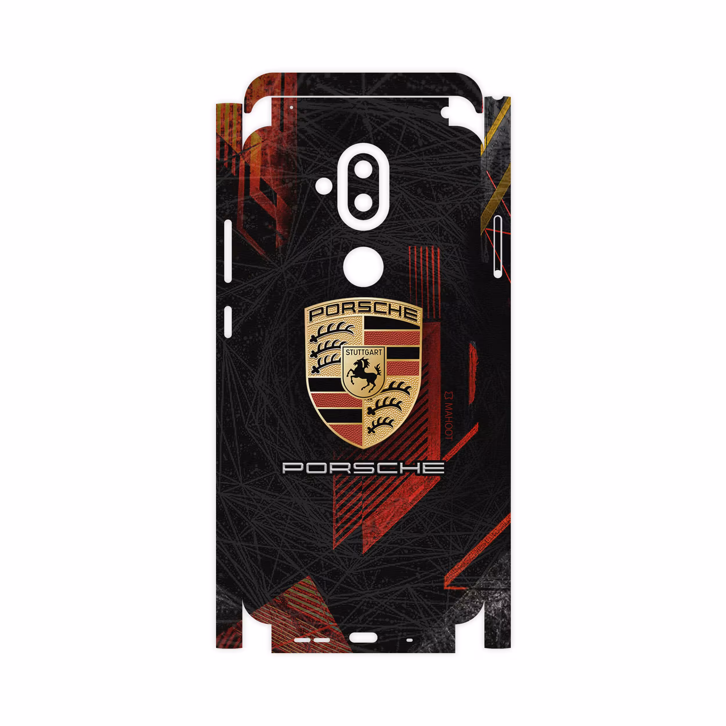 برچسب پوششی ماهوت مدل Porsche-FullSkin مناسب برای گوشی موبایل نوکیا 8.1